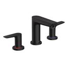 Hansgrohe Matte Black Two Handle Widespread Bathroom Sink Faucet 