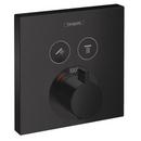Hansgrohe Matte Black Single Handle Thermostatic Valve Trim 