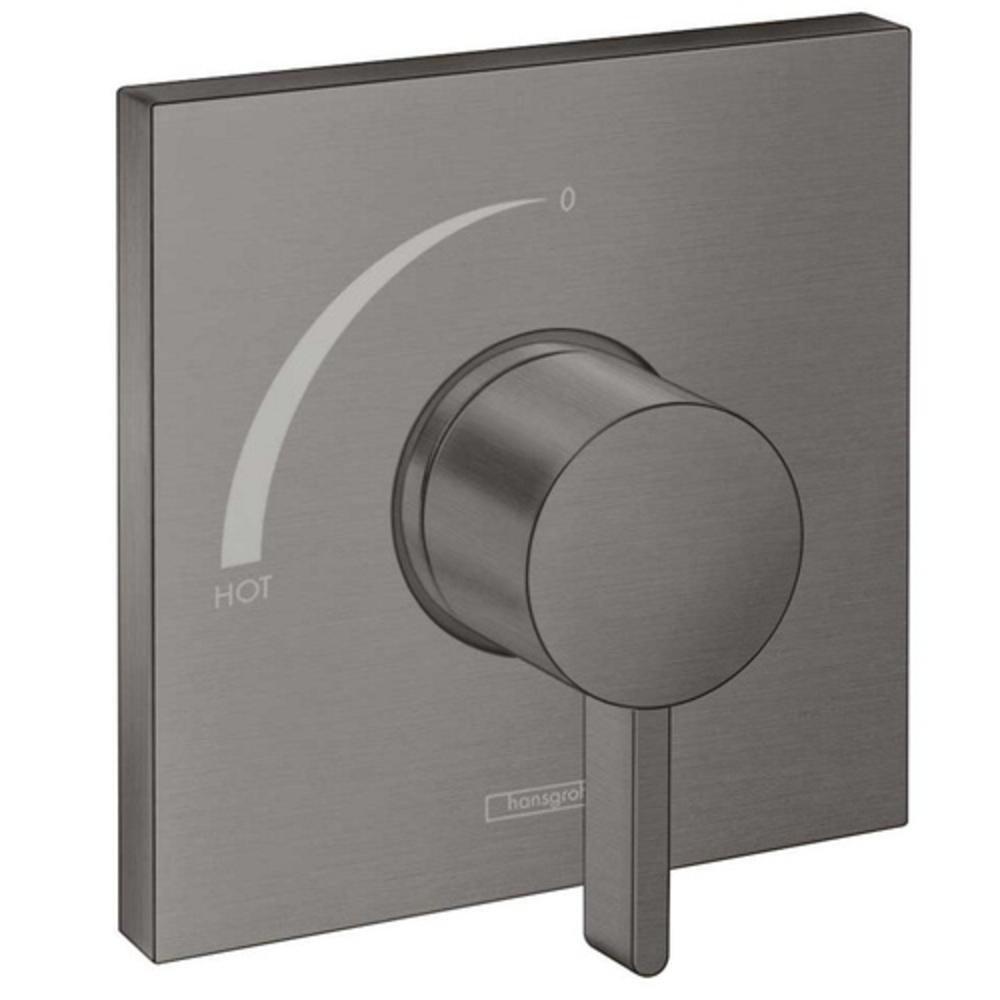 Hansgrohe Brushed Black Chrome Single Handle Bathtub & Shower Faucet (Trim Only) 