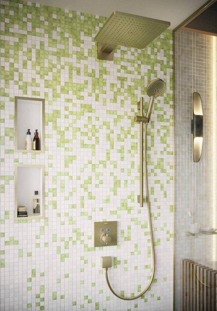 Hansgrohe Brushed Bronze Single Handle Thermostatic Valve Trim 