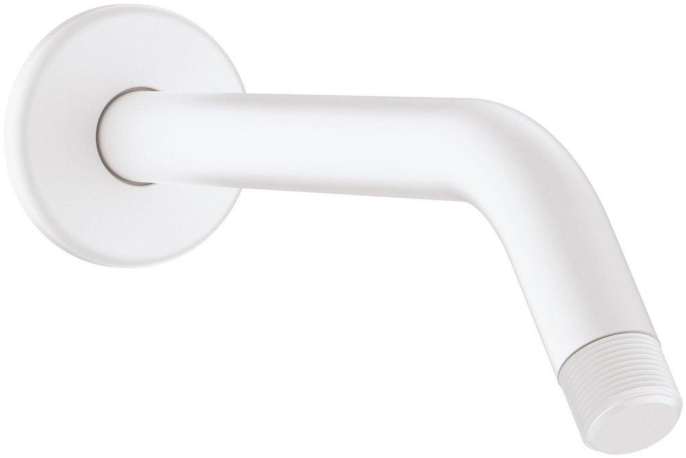 Hansgrohe Matte White 1/2 x 9-13/50 in. NPT Brass Shower Arm 
