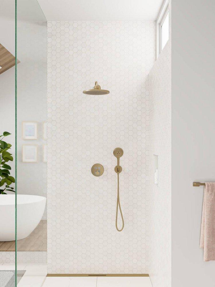 Hansgrohe Brushed Bronze Single Handle Thermostatic Valve Trim 