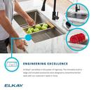 Elkay Polished Stainless Steel Drying Rack with Wood Handle 