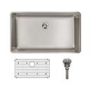 Elkay Luminous Satin 32-1/2 x 19-1/2 in. Stainless Steel Single Bowl Undermount Kitchen Sink 