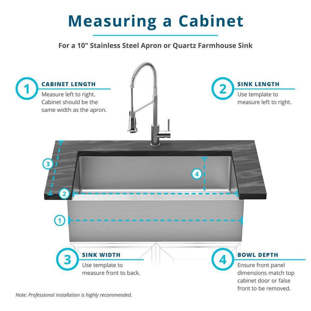 Elkay Polished Satin 35-7/8 x 20-1/4 in. Stainless Steel Single Bowl Farmhouse Kitchen Sink with Sound Dampening 