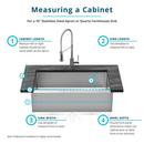 Elkay Polished Satin 35-7/8 x 20-1/4 in. Stainless Steel Single Bowl Farmhouse Kitchen Sink with Sound Dampening 