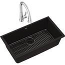 Elkay Black 33 x 18-7/16 in. Composite Single Bowl Undermount Kitchen Sink 