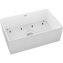 30 in. Farmhouse Fireclay Single Bowl Kitchen Sink in White