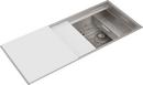 45-1/2 in. Undermount Stainless Steel Single Bowl Workstation Kitchen Sink in Lustrous Satin
