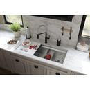 45" UNDERMOUNT SINK WITH CUTTING BOARDS, BOTTON GRIDS AND 2 COLANDERS. 