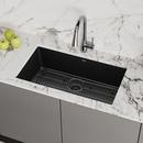 Elkay Black 33 x 18-7/16 in. Composite Single Bowl Undermount Kitchen Sink 