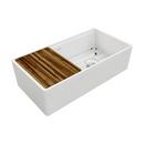Elkay White 36 x 18-13/16 in. Fireclay Single Bowl Farmhouse Kitchen Sink 