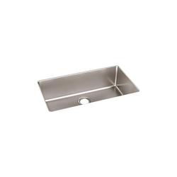 32-1/2 x 19-1/2 in. Stainless Steel Single Bowl Undermount Kitchen Sink in Luminous Satin