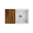 Elkay White 30 x 18-13/16 in. Fireclay Single Bowl Farmhouse Kitchen Sink 