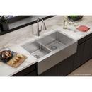 Elkay Polished Satin 35-7/8 x 20-1/4 in. Stainless Steel Double Bowl Farmhouse Kitchen Sink with Sound Dampening 