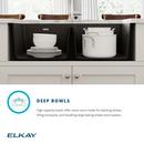 Elkay White 33 x 18-1/2 in. Composite Double Bowl Undermount Kitchen Sink 