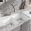 Elkay White 33 x 18-1/2 in. Composite Double Bowl Undermount Kitchen Sink 