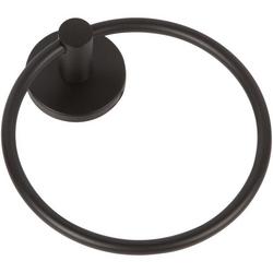 Round Towel Ring in Black