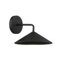 8W LED Outdoor Wall Mount Sconce in Black