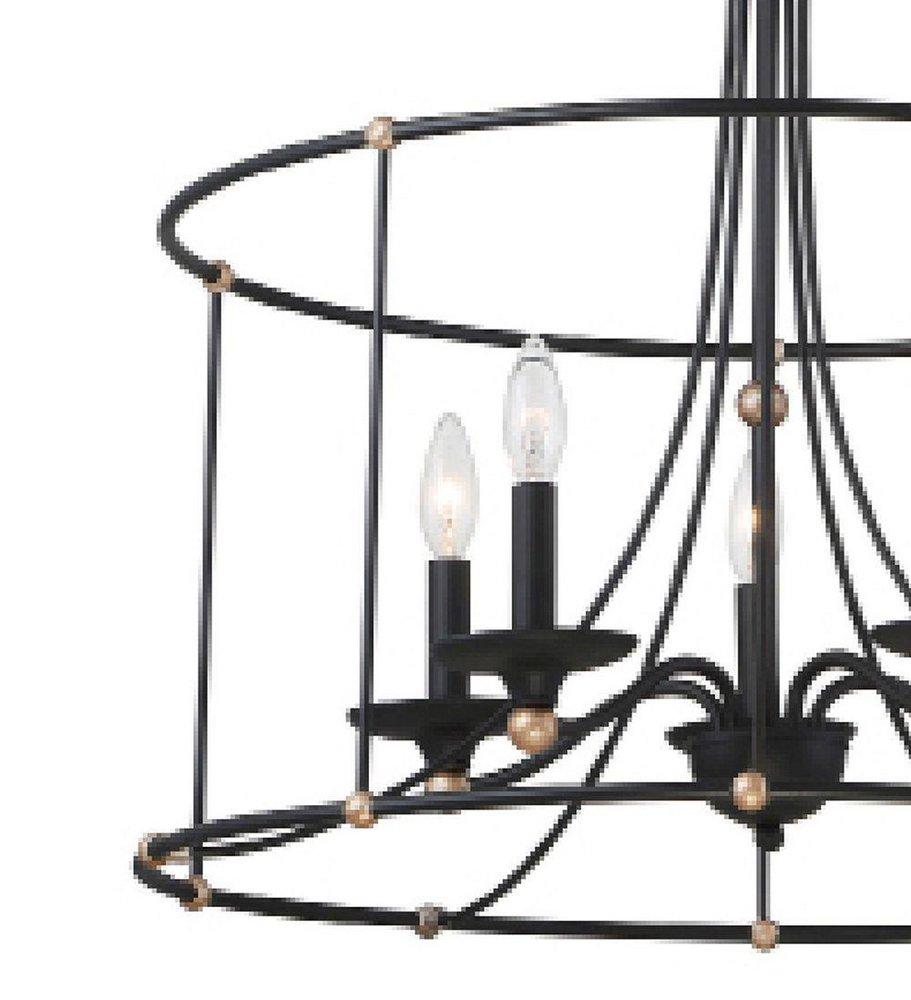 Minka Lavery Sand Coal 5-Light Chandelier Light Fixture 