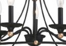 Minka Lavery Sand Coal 5-Light Chandelier Light Fixture 