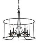 Minka Lavery Sand Coal 5-Light Chandelier Light Fixture 
