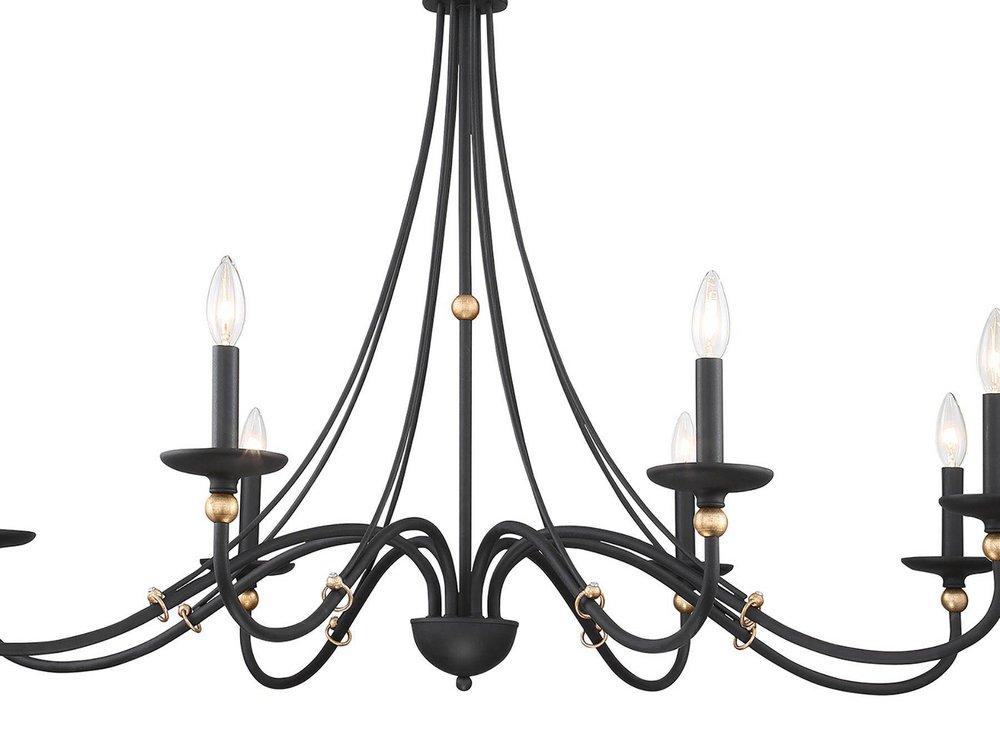 WESTCHESTER COUNTY - 8 LIGHT CHANDELIER 