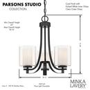 PARSONS STUDIO - 3 LIGHT MINI CHANDELIER 