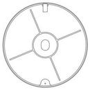 Ford Meter Box Black Water Lock Top Lid for Monitor Cover 