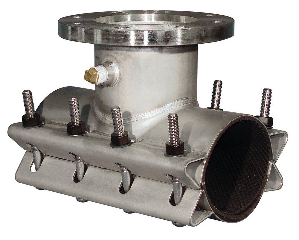 Ford Meter Box 12 in. Flanged Stainless Steel Tapping Sleeve 12.75 - 13.20 in. OD 