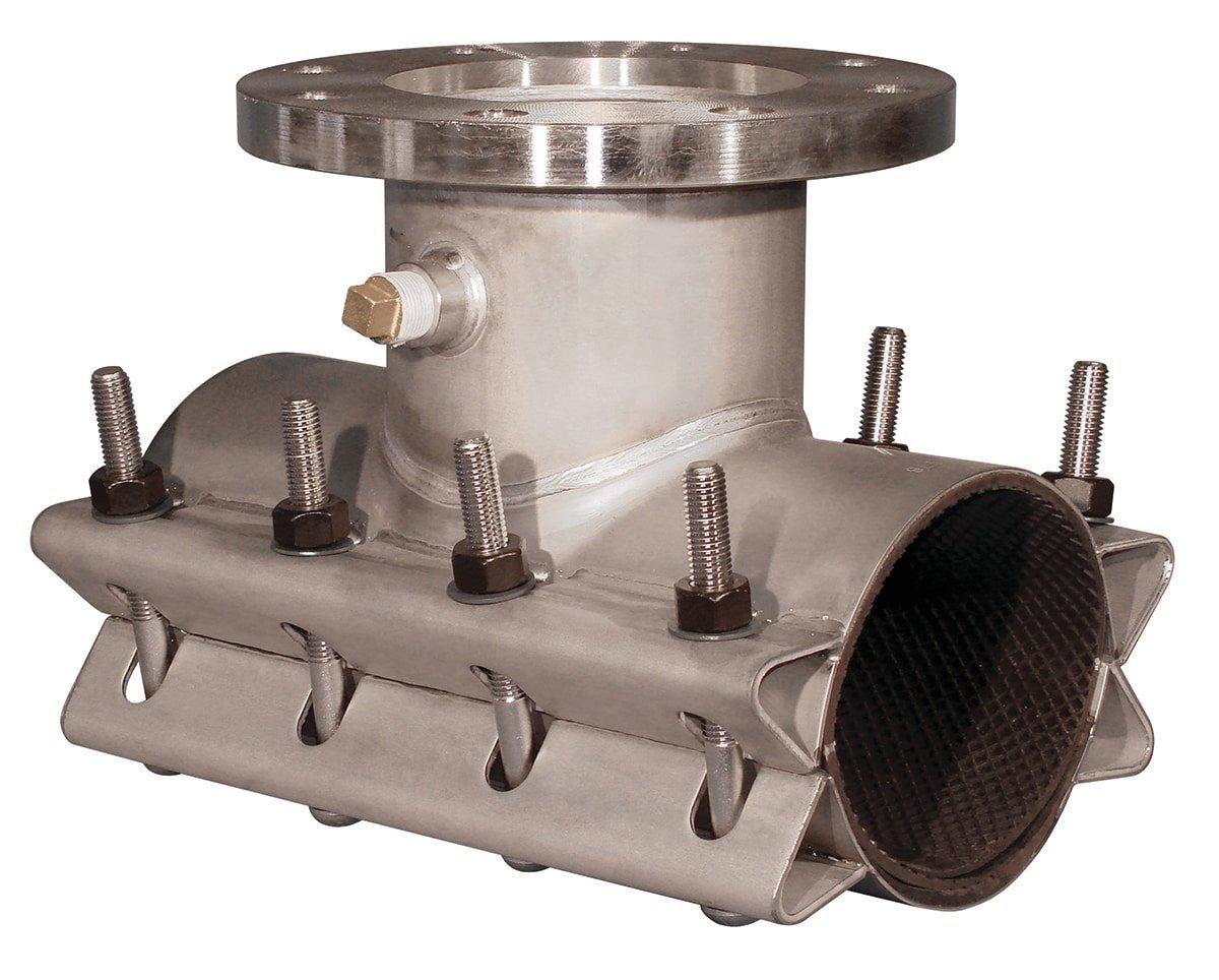 Ford Meter Box 12 in. Flanged Stainless Steel Tapping Sleeve 12.75 - 13.20 in. OD 