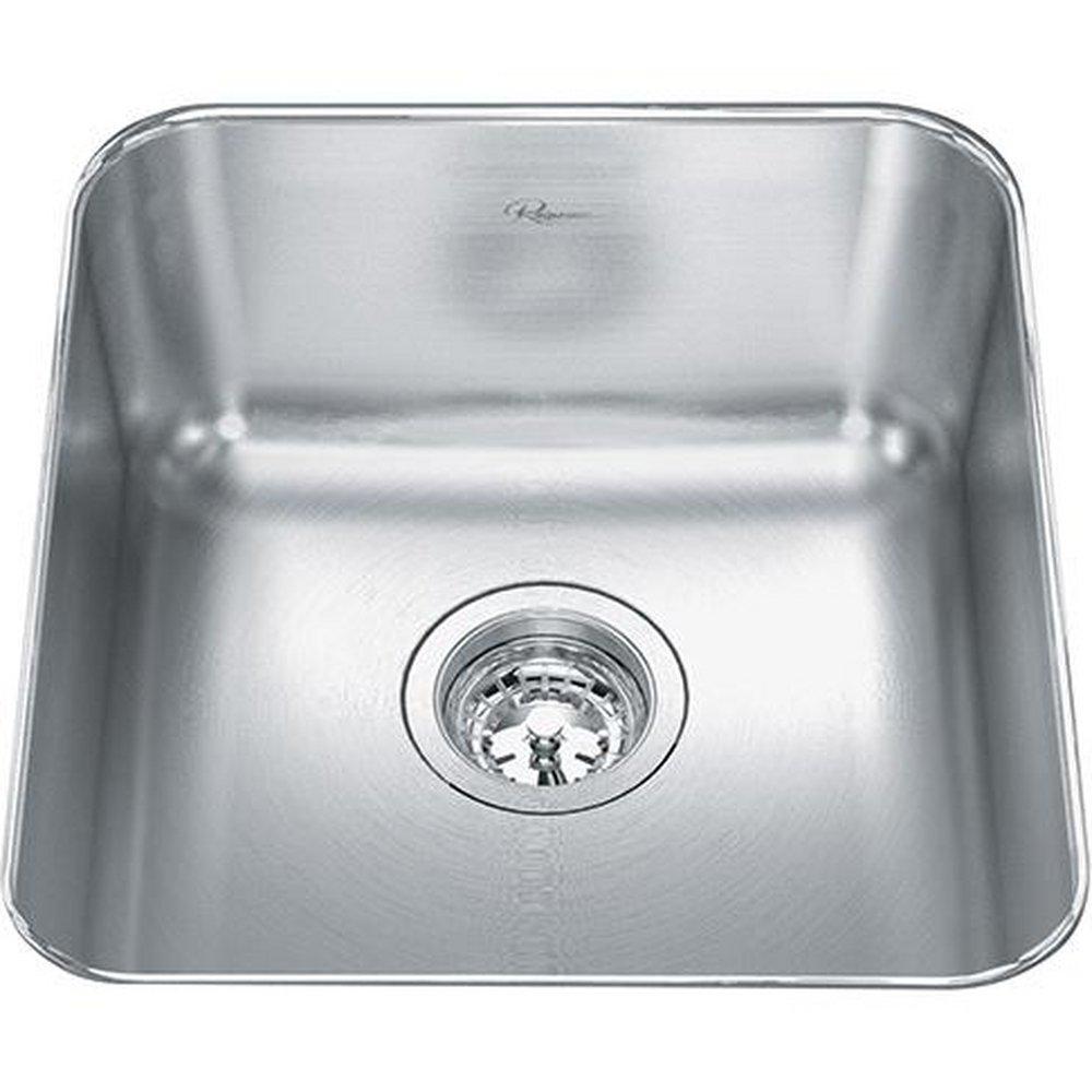 FHP Kindred 19-3/4 x 17-3/4 in. No-Hole Single Bowl Undermount Kitchen Sink 