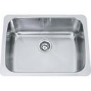 FHP Kindred 24-3/4 x 18-3/4 in. No-Hole Single Bowl Undermount Kitchen Sink 