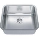 FHP Kindred Satin 19-3/4 x 17-3/4 in. No-Hole Stainless Steel Single Bowl Undermount Kitchen Sink 