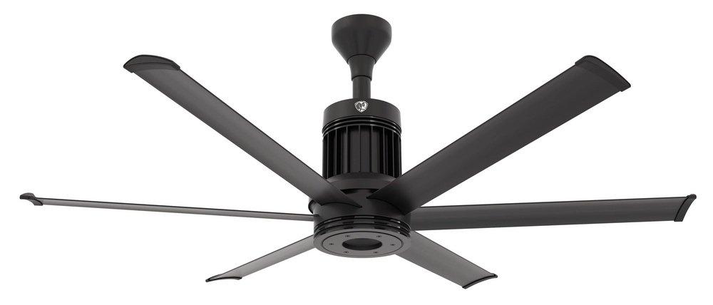 Big Ass Fans Black 60 in. 6-Blade Outdoor Ceiling Fan 