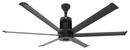 72 in. 6-Blade Outdoor Ceiling Fan in Black