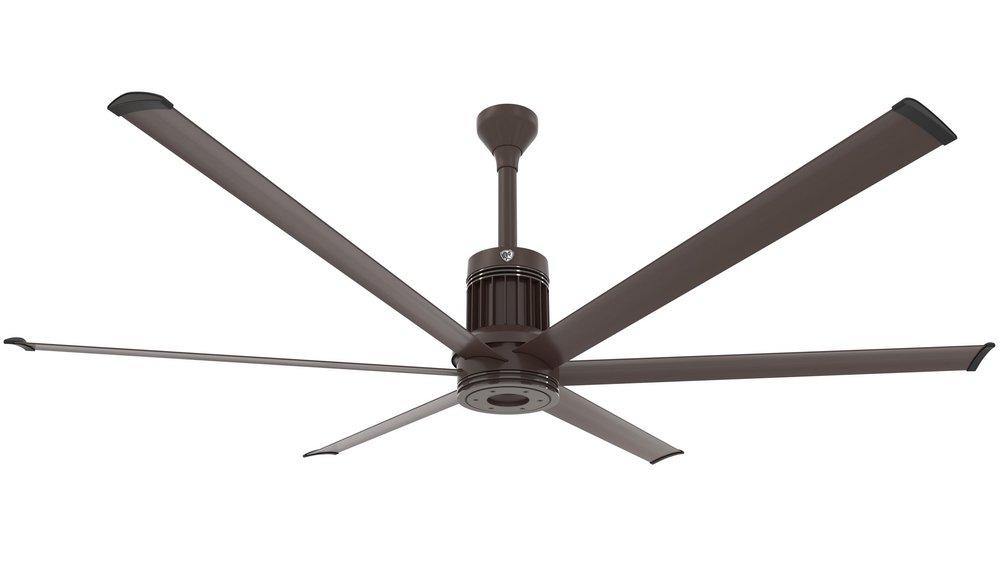 Big Ass Fans Oil Rubbed Bronze 84 in. 6-Blade Outdoor Ceiling Fan 