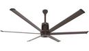 Big Ass Fans Oil Rubbed Bronze 84 in. 6-Blade Outdoor Ceiling Fan 