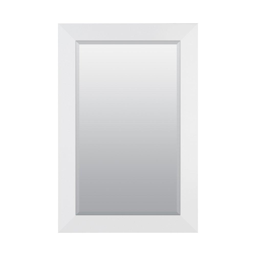 American Pride White 24 in. Horizontal and Vertical Mirror 