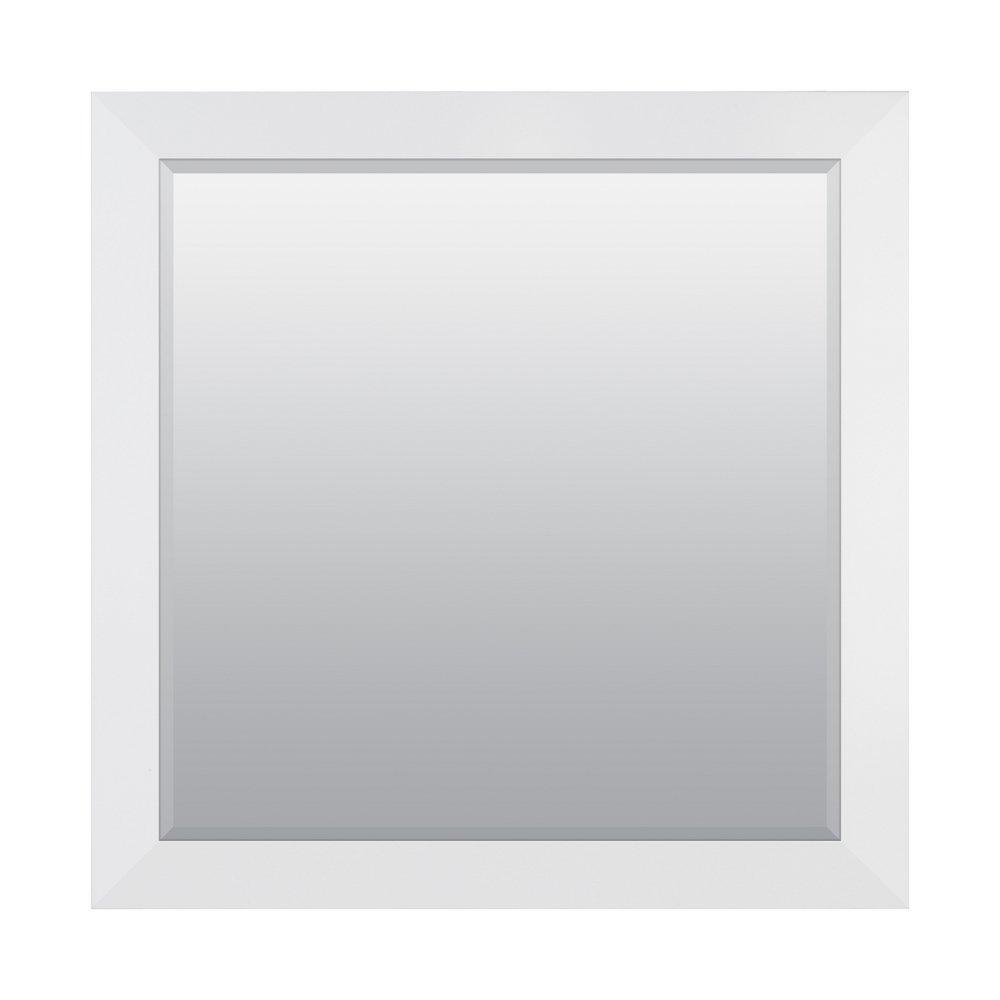 American Pride White 30 in. Horizontal and Vertical Mirror 