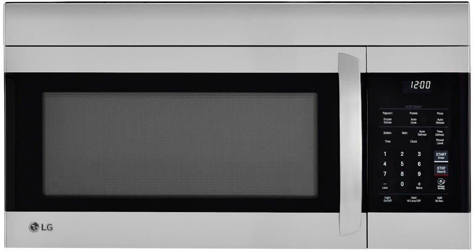 LG Stainless Steel 1.7 cu. ft. 1000 W Hidden Over-the-Range Microwave 