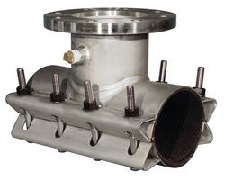 6 x 6 x 4 in. NPS x Flanged Stainless Steel Tapping Sleeve