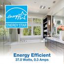 Air King America Inc White Ceiling or Wall Mount Exhaust Fan in White - Fan Only - 0.3 Sones - Energy Star Rated 