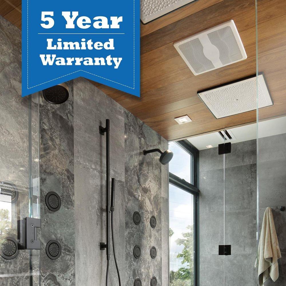 Air King America Inc White Ceiling or Wall Mount Exhaust Fan in White - Fan Only - 0.3 Sones - Energy Star Rated 