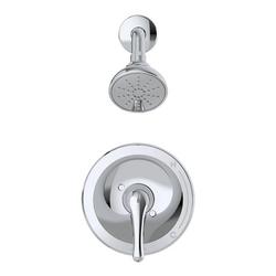 Single Handle Single Function Shower Faucet in Brushed Nickel (Trim Only)