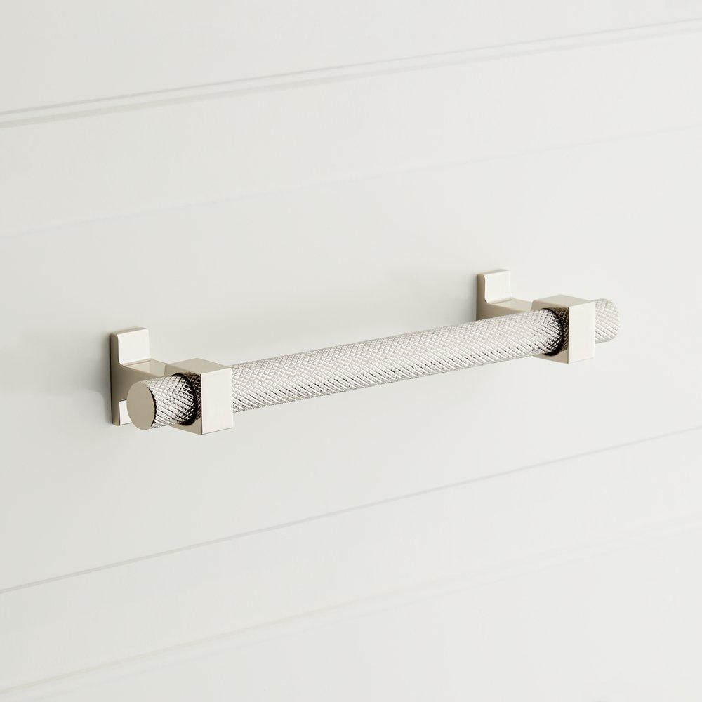 Signature Hardware Polished Nickel 3-3/4 in. Cabinet Pull 