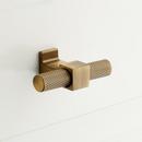 Cabinet T-Knob in Antique Brass
