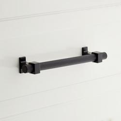 5-1/16 in. Center-to-Center Cabinet Pull in Matte Black