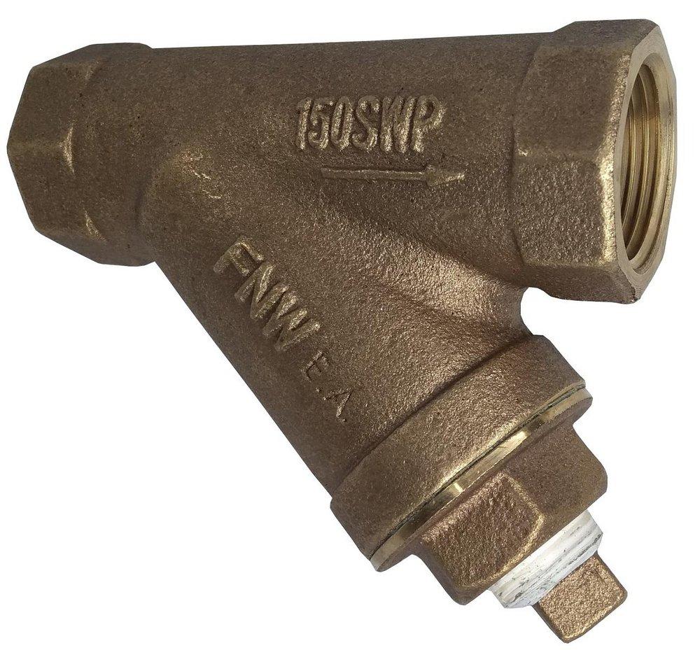 FNW&reg; Wye Cast Bronze NPT 20 Mesh Valve Strainer 