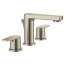 Cleveland Faucet Group Brushed Nickel Two Handle Widespread Bathroom Sink Faucet Lever Handle 